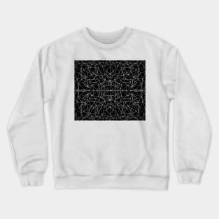 Polygonal Pattern Crewneck Sweatshirt